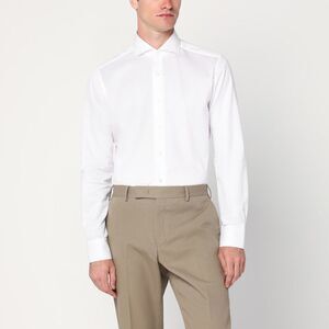 Xacus Men's White Travel Cotton Shirt